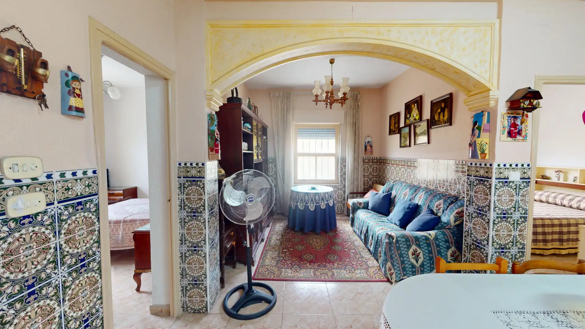 Sala de estar de Casa o chalet en venta en Aspe con Jardín privado, Terraza y Trastero