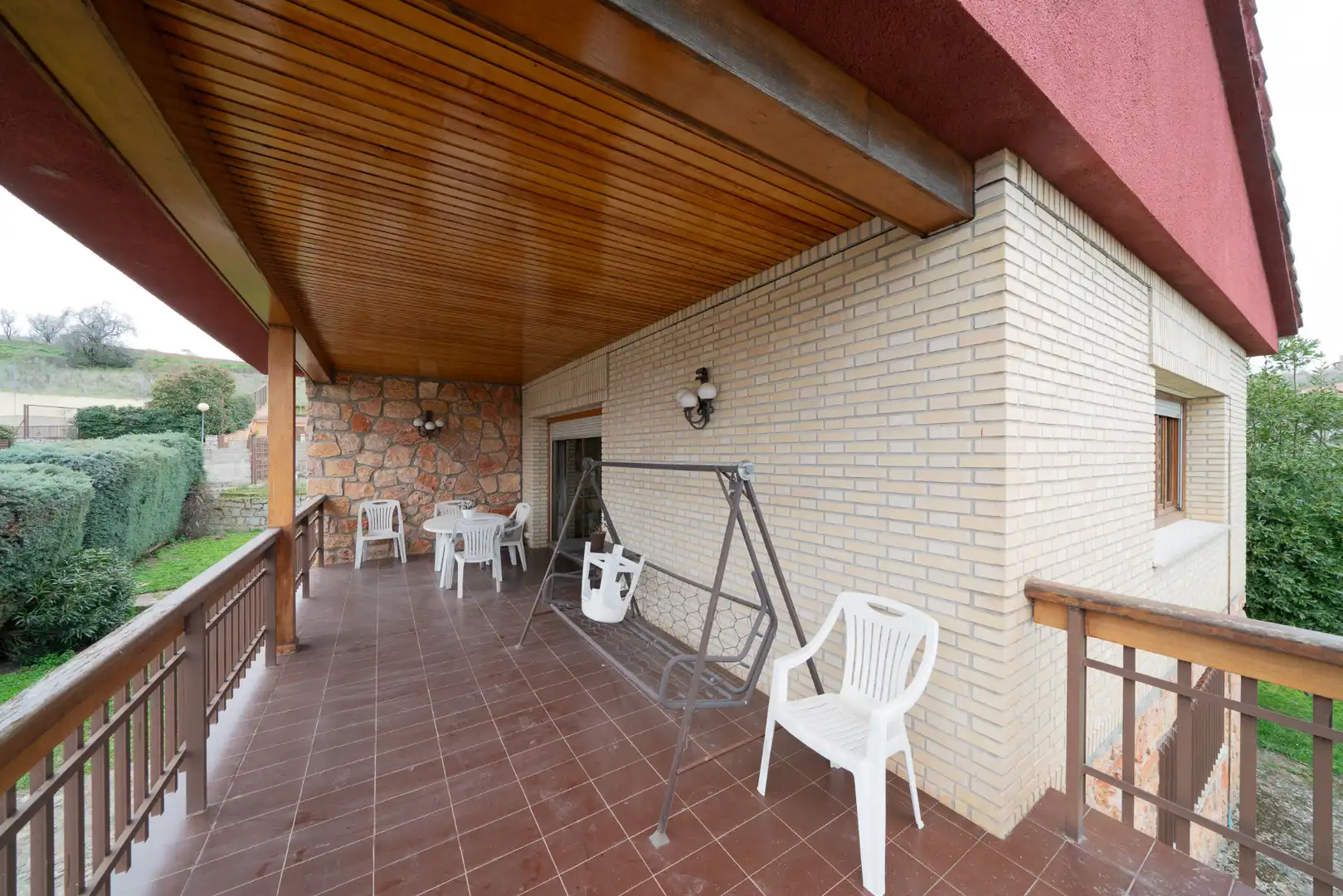 Terraza de Casa o chalet en venta en El Molar (Madrid) con Calefacción, Jardín privado y Terraza
