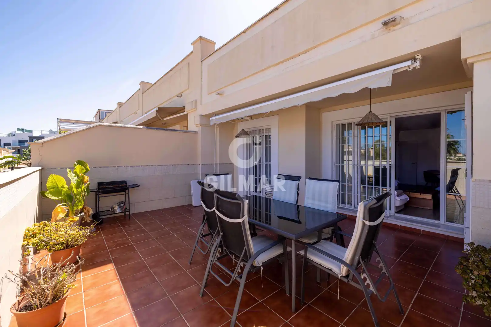 Terraza de Casa adosada en venta en Torremolinos con Calefacción, Jardín privado y Piscina