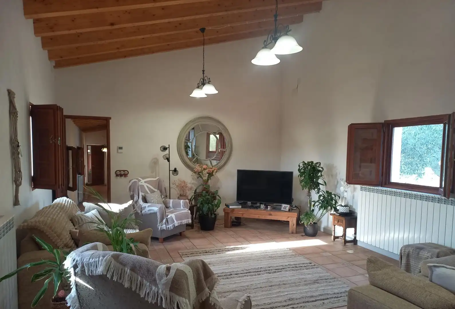 Sala de estar de Finca rústica en venta en Rasquera