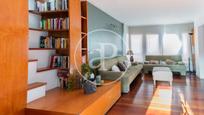 Living room of Attic for sale in  Barcelona Capital  with Air Conditioner, Terrace and Balcony