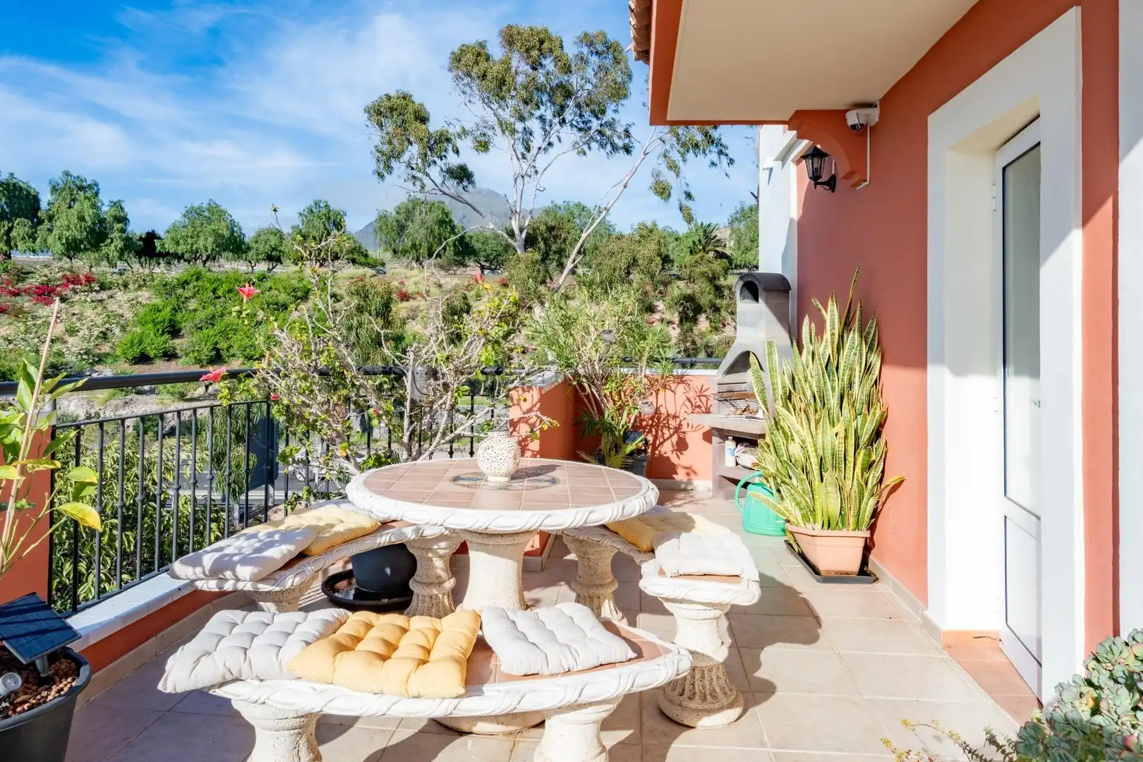 Terrassa de Apartament de lloguer en Arona amb Jardí privat, Terrassa i Moblat