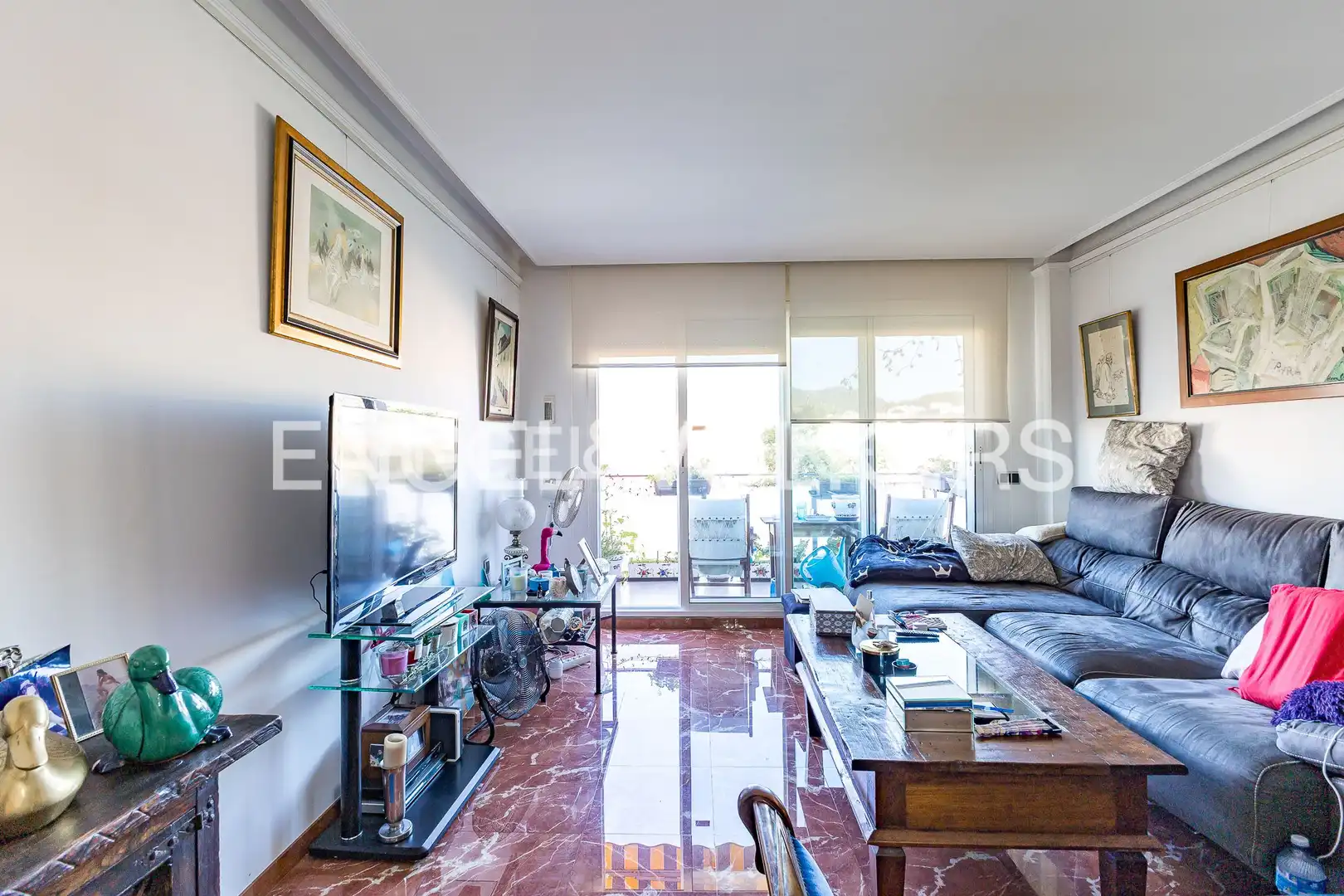 Sala de estar de Dúplex en venta en Castelldefels con Aire acondicionado, Calefacción y Parquet