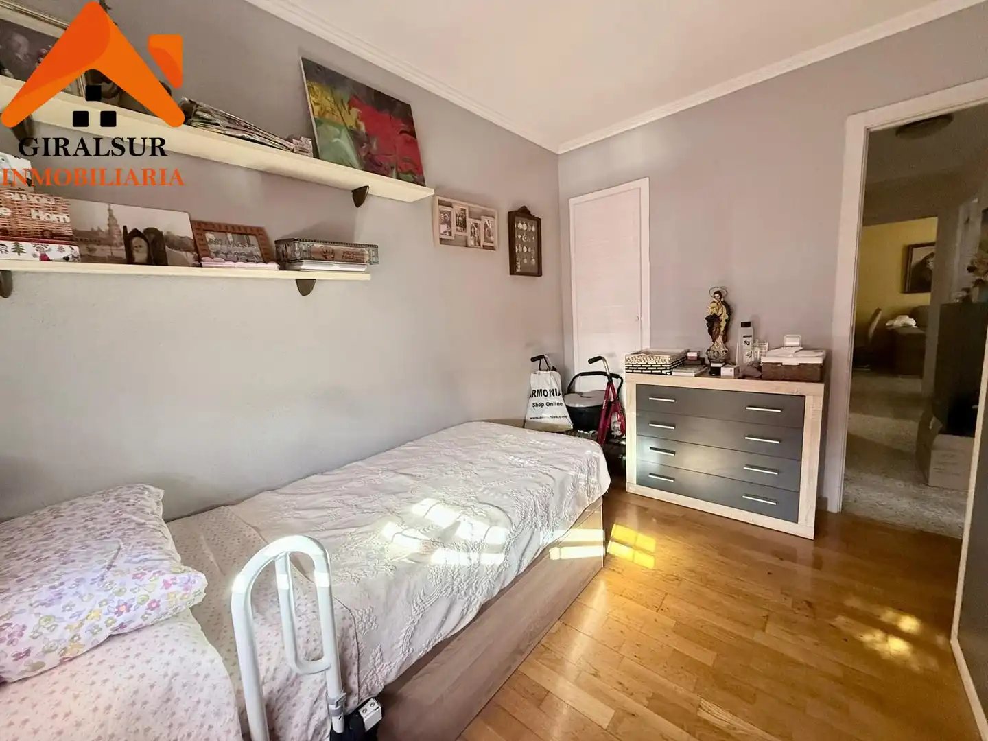 Bedroom of Flat for sale in Sevilla  with Air Conditioner and Terrace