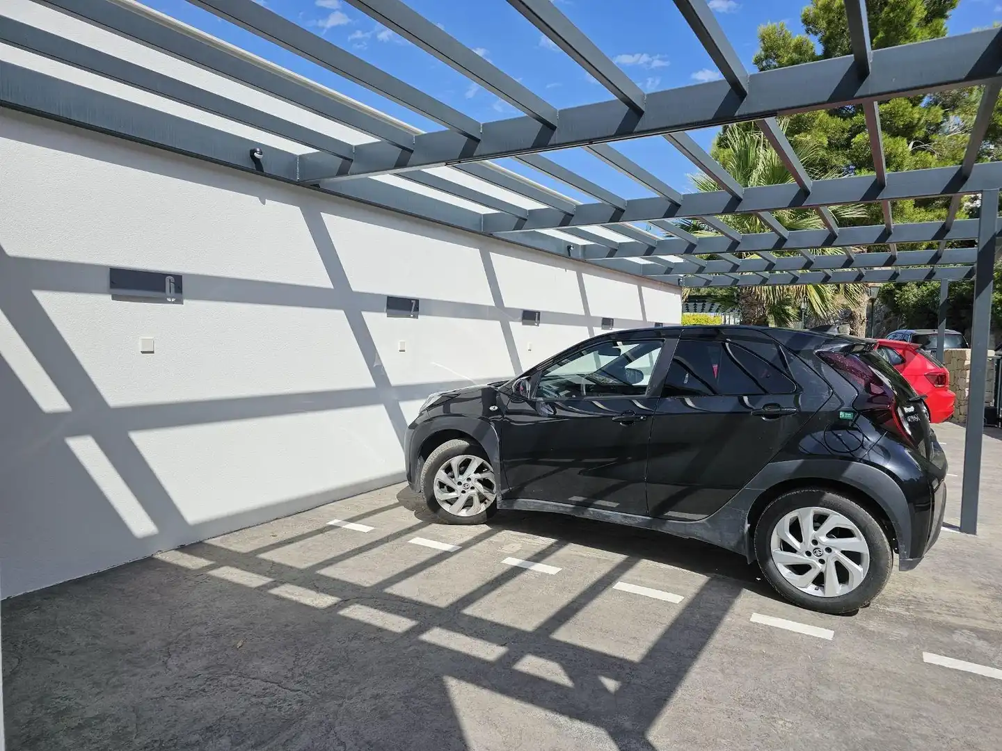 Parkplatz von Wohnungen zur Miete in Pedreguer mit Klimaanlage, Heizung und Privatgarten