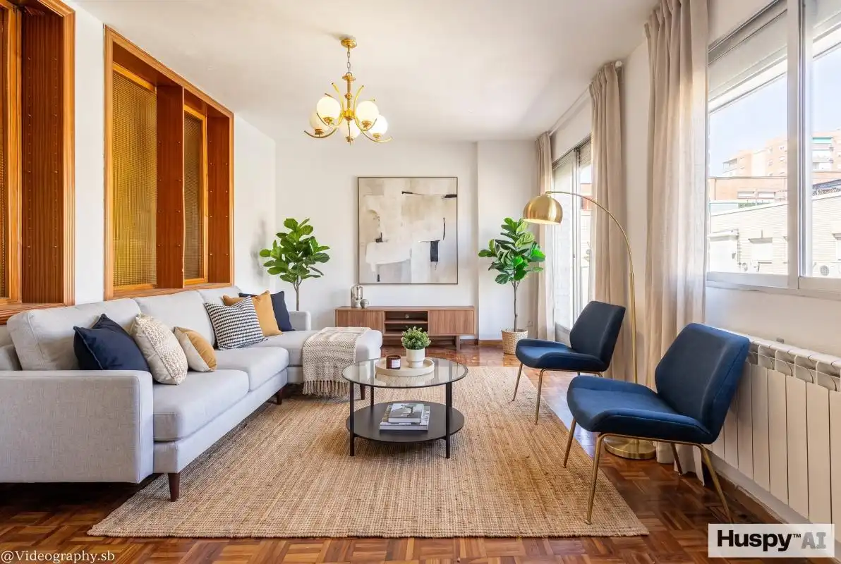 Sala de estar de Piso en venta en Madrid con Aire acondicionado y Calefacción