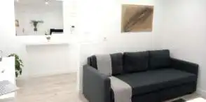Living room of Flat for rent in Gijón   with Heating, Parquet flooring and Furnished