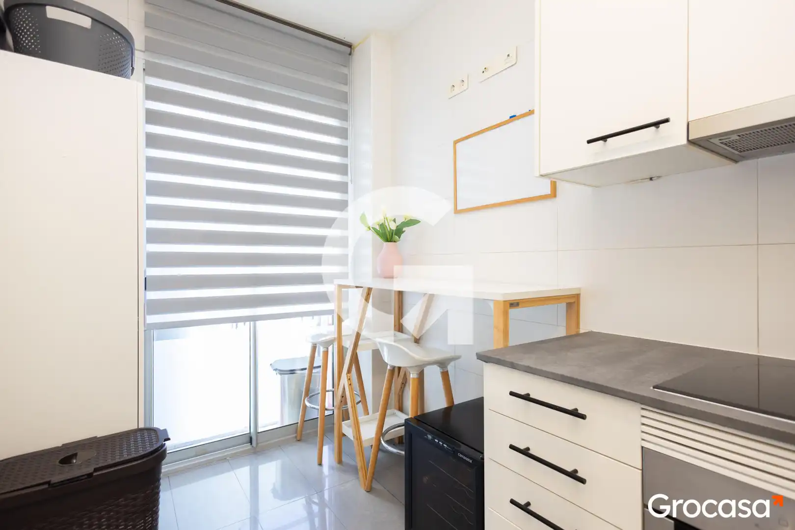 Küche von Wohnung zum Verkauf in Sant Boi de Llobregat mit Klimaanlage, Heizung und Terrasse