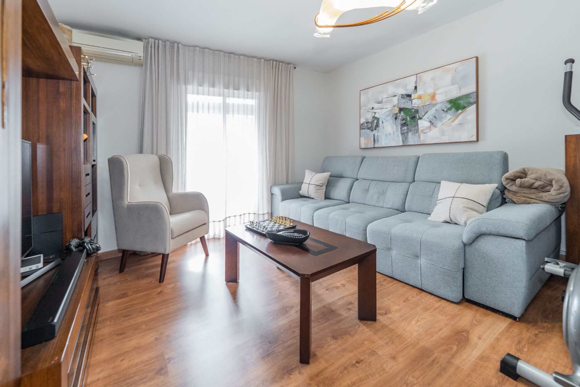 Living room of Flat for sale in  Madrid Capital  with Air Conditioner, Heating and Terrace