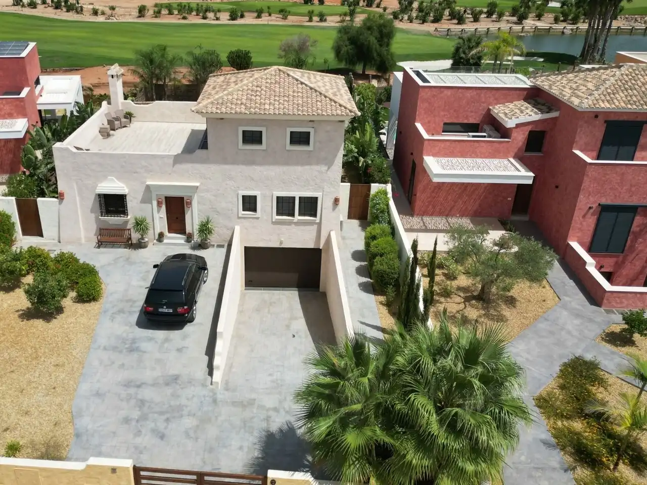 Vista exterior de Casa o xalet en venda en Cuevas del Almanzora amb Aire condicionat, Terrassa i Piscina