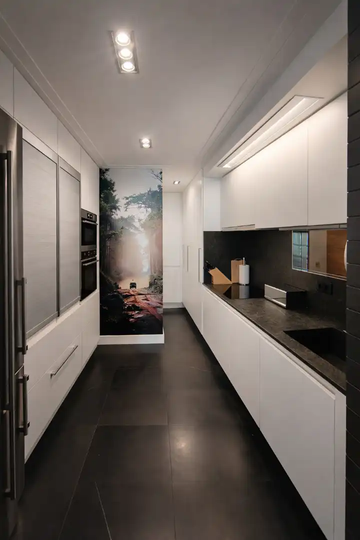 Kitchen of Flat for sale in Bilbao   with Heating, Parquet flooring and Terrace