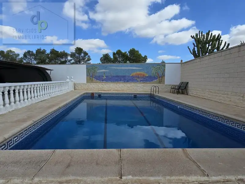 Piscina de Casa o xalet en venda en Elche / Elx amb Aire condicionat, Jardí privat i Terrassa