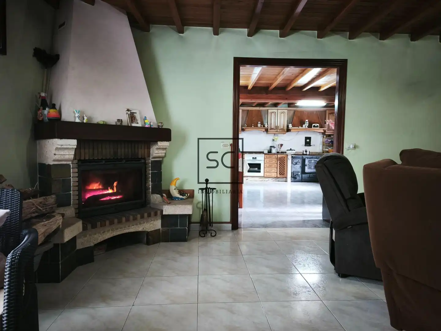 Sala de estar de Casa o chalet en venta en Narón con Trastero y Piscina