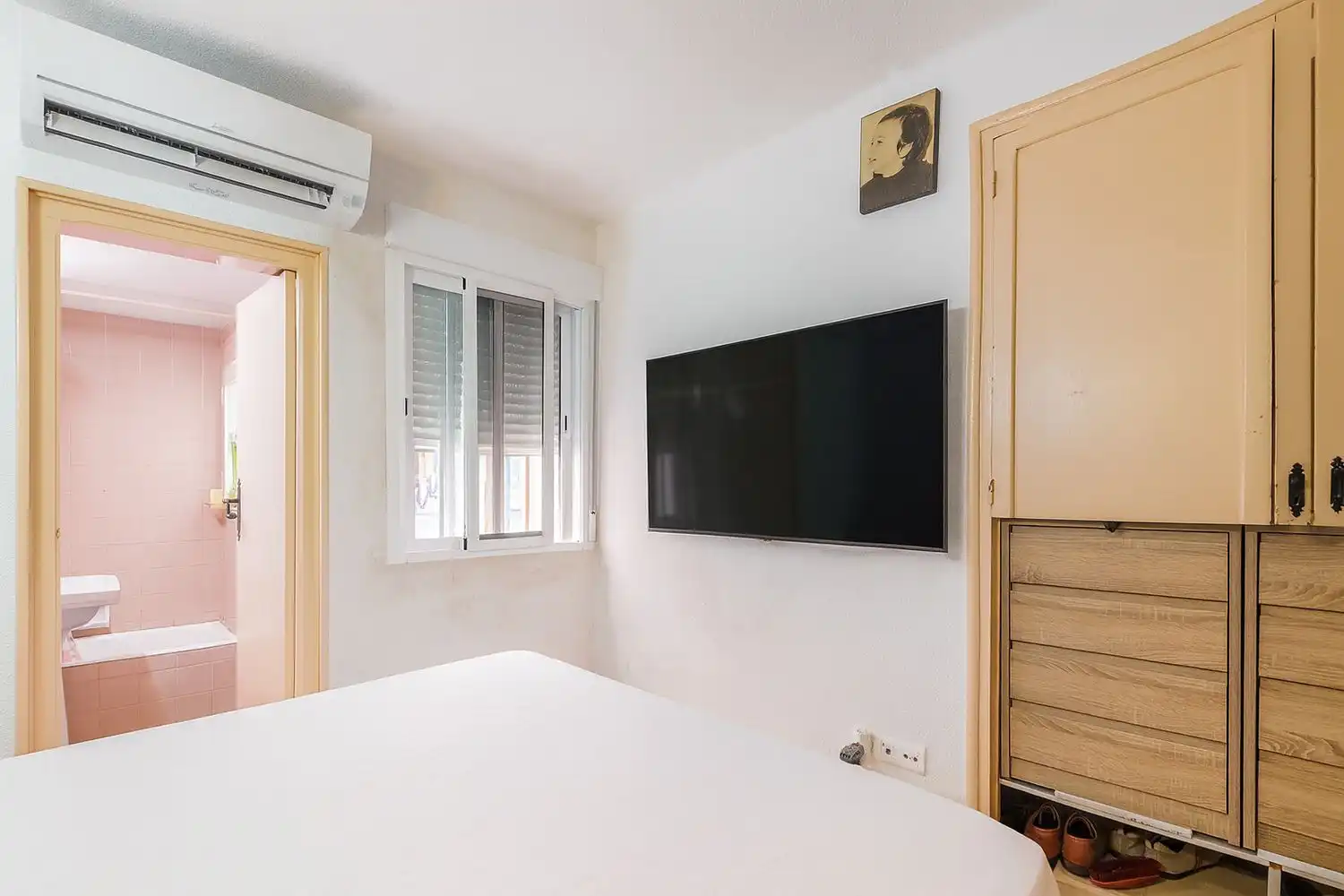 Schlafzimmer von Einfamilien-Reihenhaus zum Verkauf in Benidorm mit Klimaanlage, Terrasse und Abstellraum