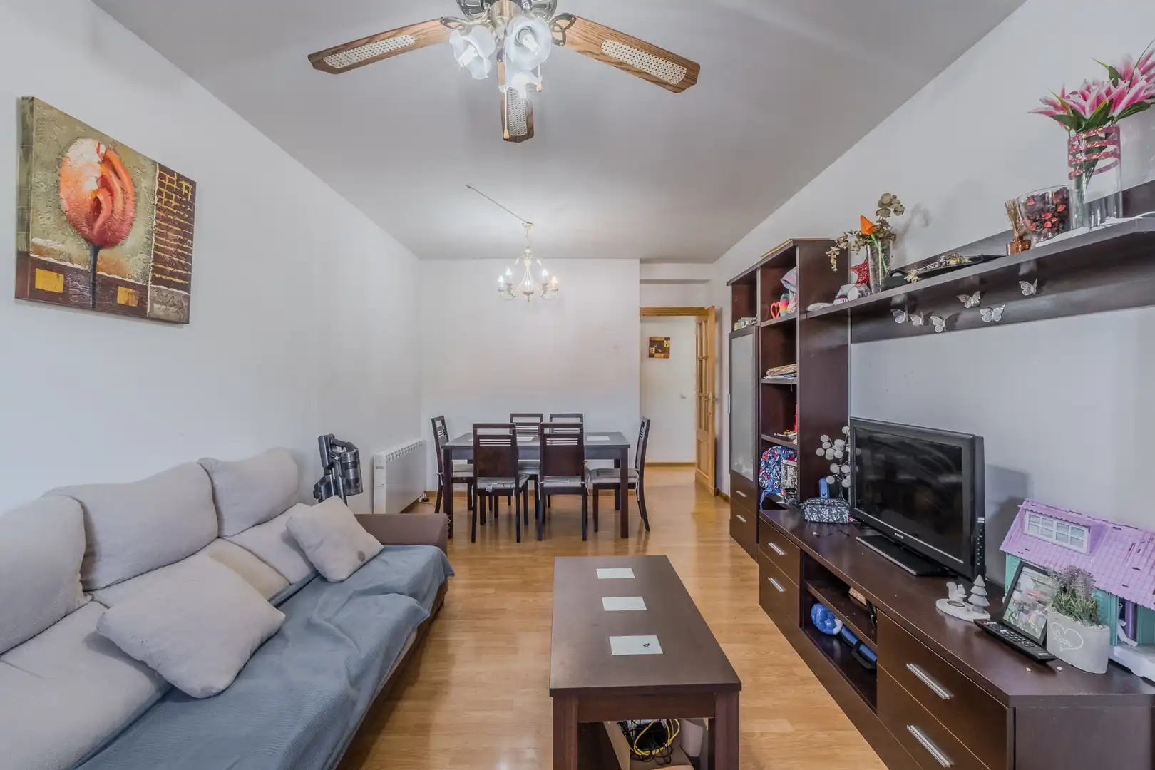 Sala d'estar de Pis en venda en Navalagamella amb Aire condicionat, Terrassa i Traster