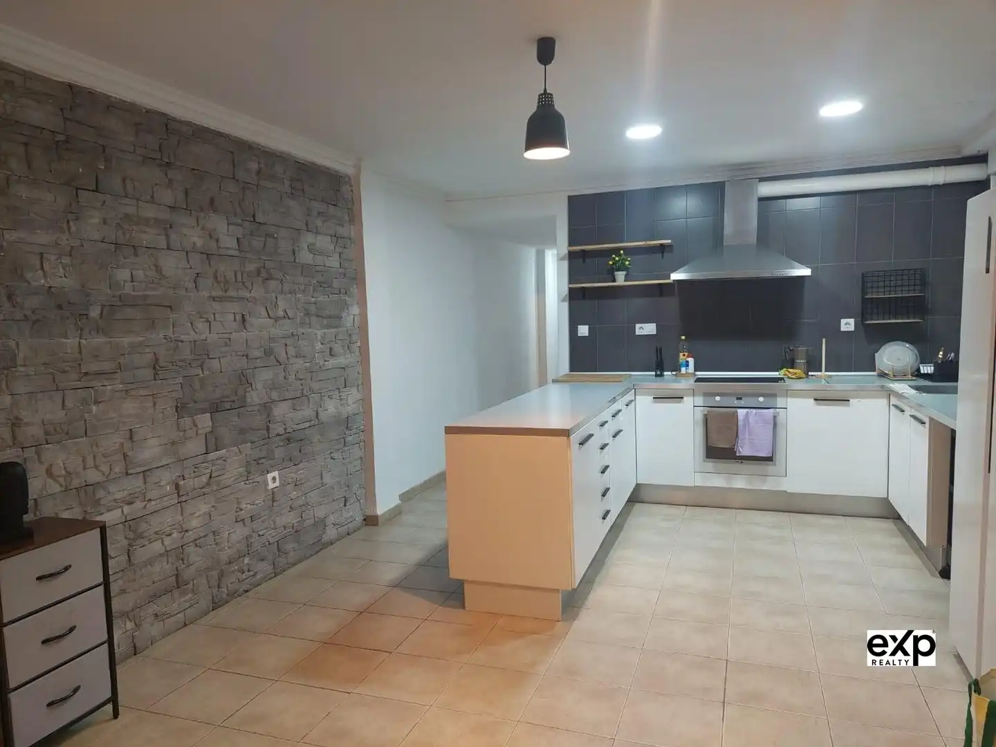 Cocina de Apartamento de alquiler en Xàtiva con Aire acondicionado y Amueblado