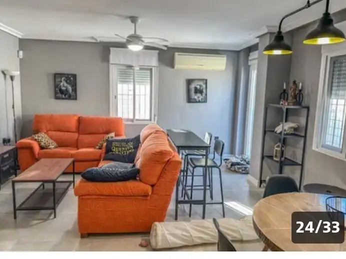 Sala d'estar de Àtic en venda en Beniel amb Aire condicionat i Terrassa