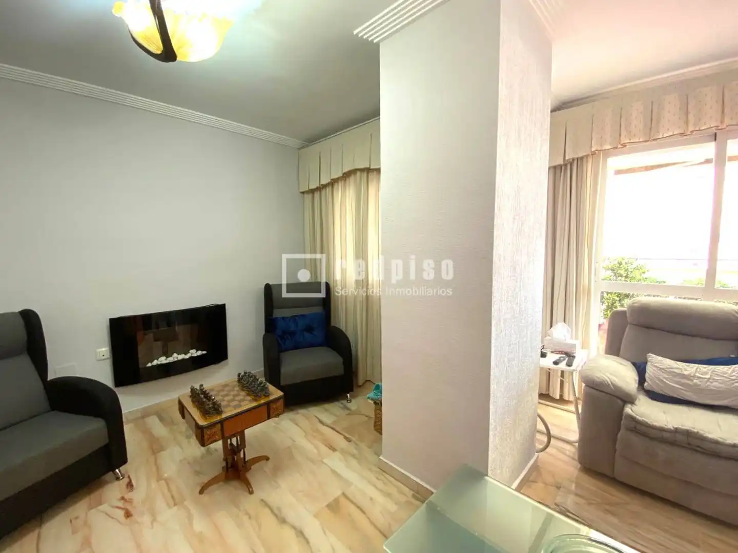 Sala d'estar de Àtic en venda en Málaga amb Aire condicionat, Calefacció i Jardí privat