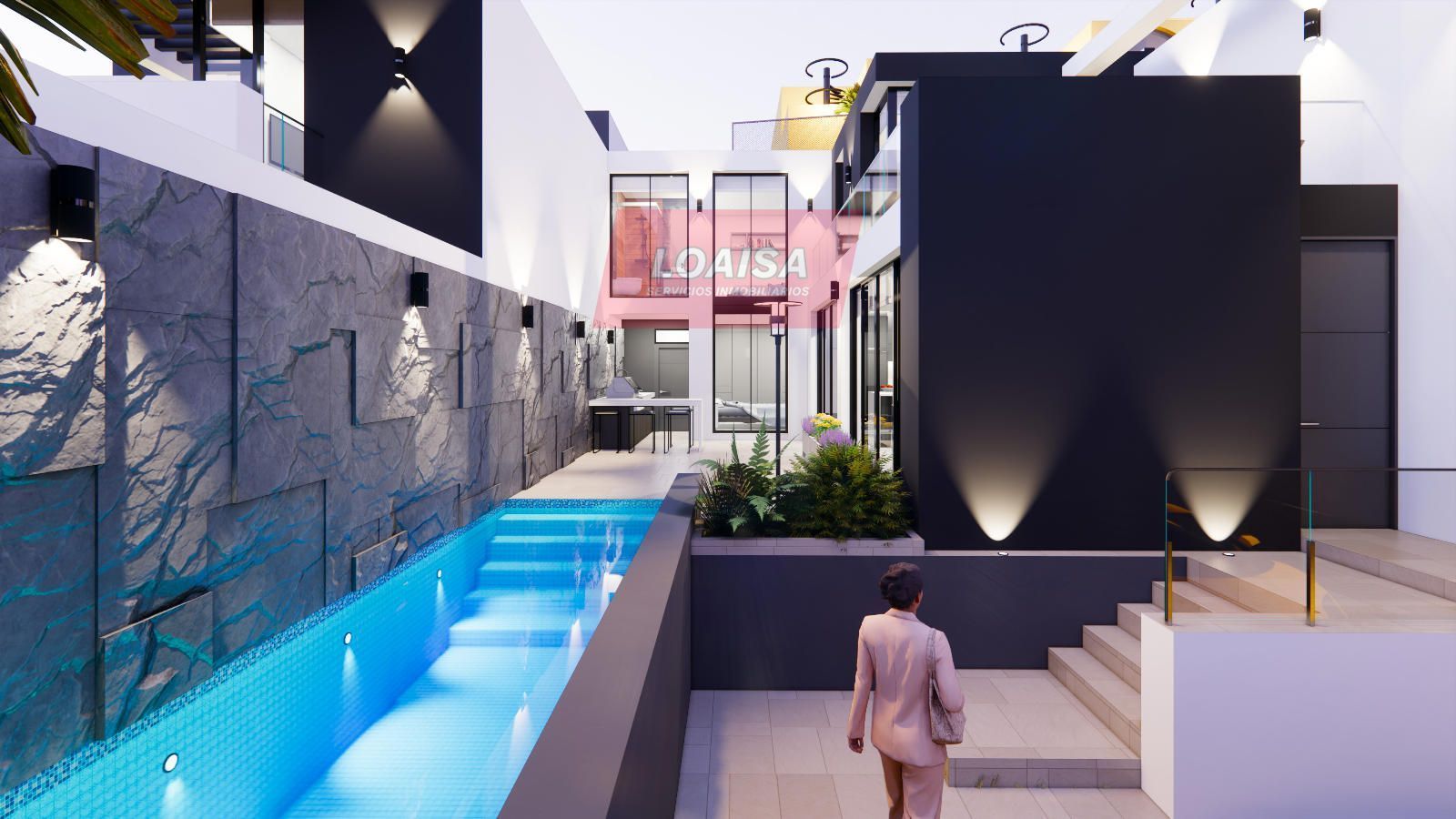 Piscina de Casa adosada en venda en Águilas amb Terrassa i Piscina