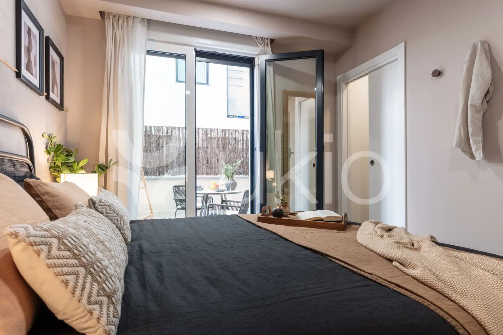 Bedroom of Apartments for rent in Madrid  with Air Conditioner, Heating and Terrace