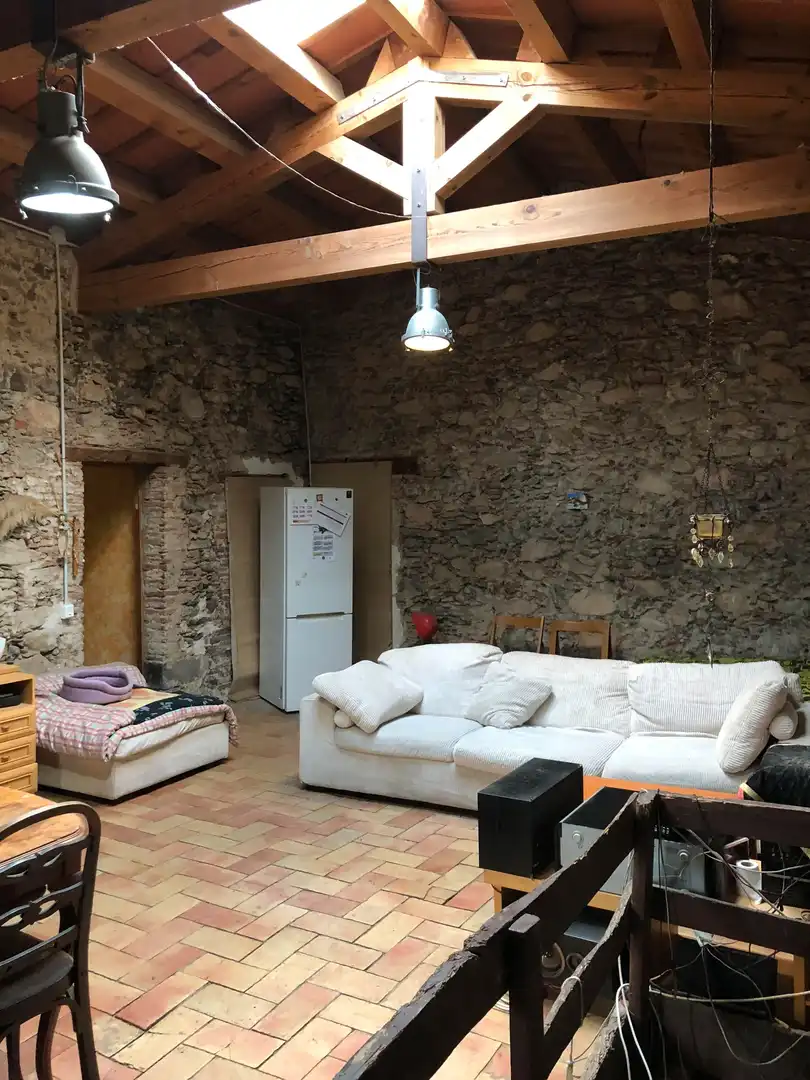 Sala de estar de Finca rústica en venta en Sant Celoni
