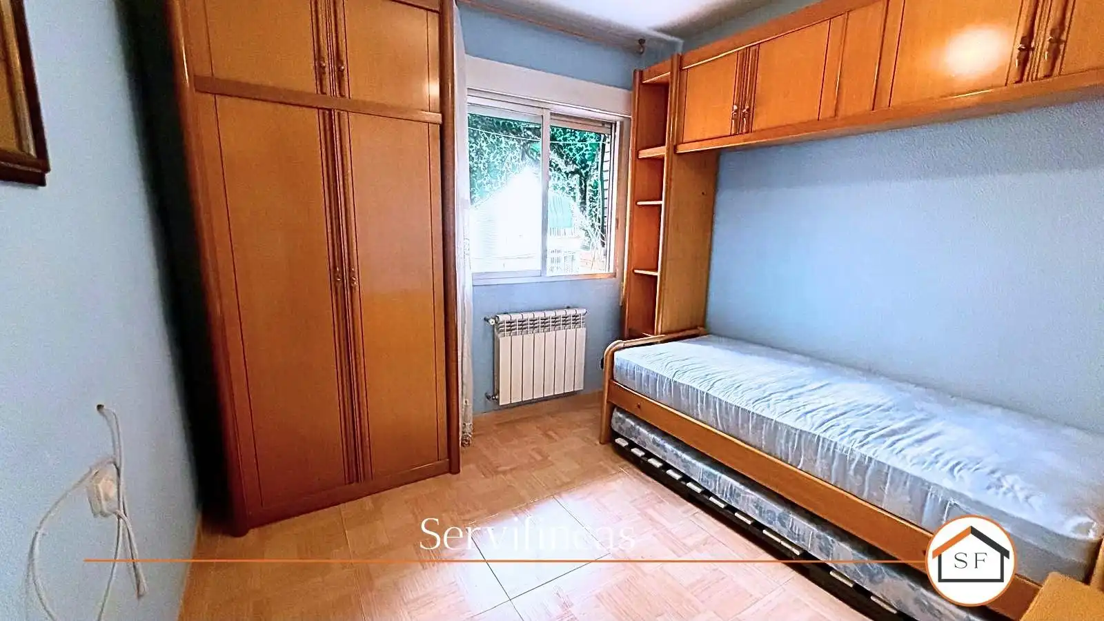 Bedroom of Flat for sale in Madrid  with Air Conditioner, Heating and Parquet flooring