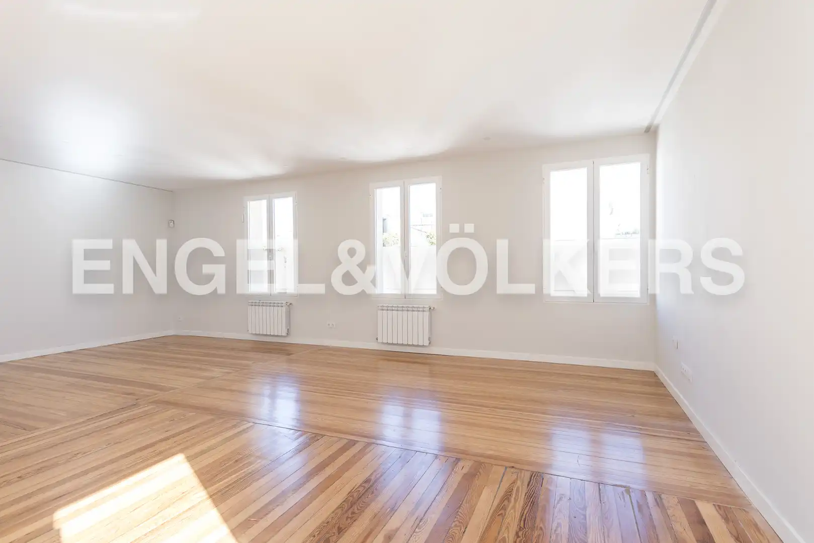 Sala de estar de Ático de alquiler en Madrid con Aire acondicionado, Calefacción y Parquet