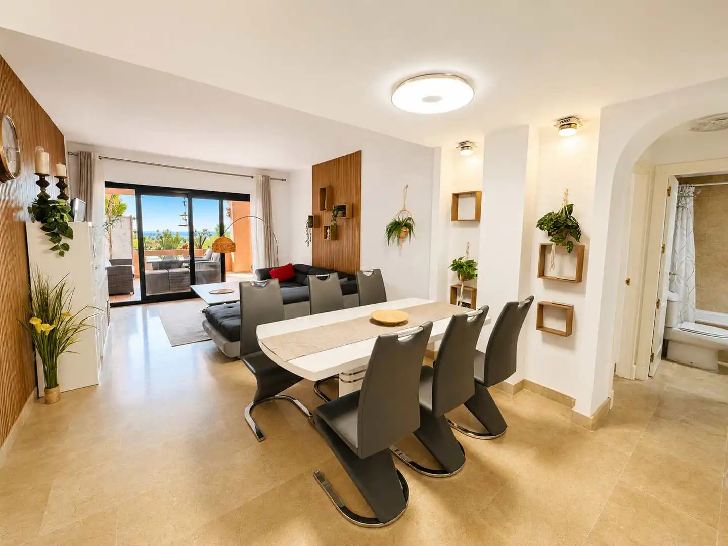 Comedor de Apartamento en venta en Manilva con Aire acondicionado, Calefacción y Terraza