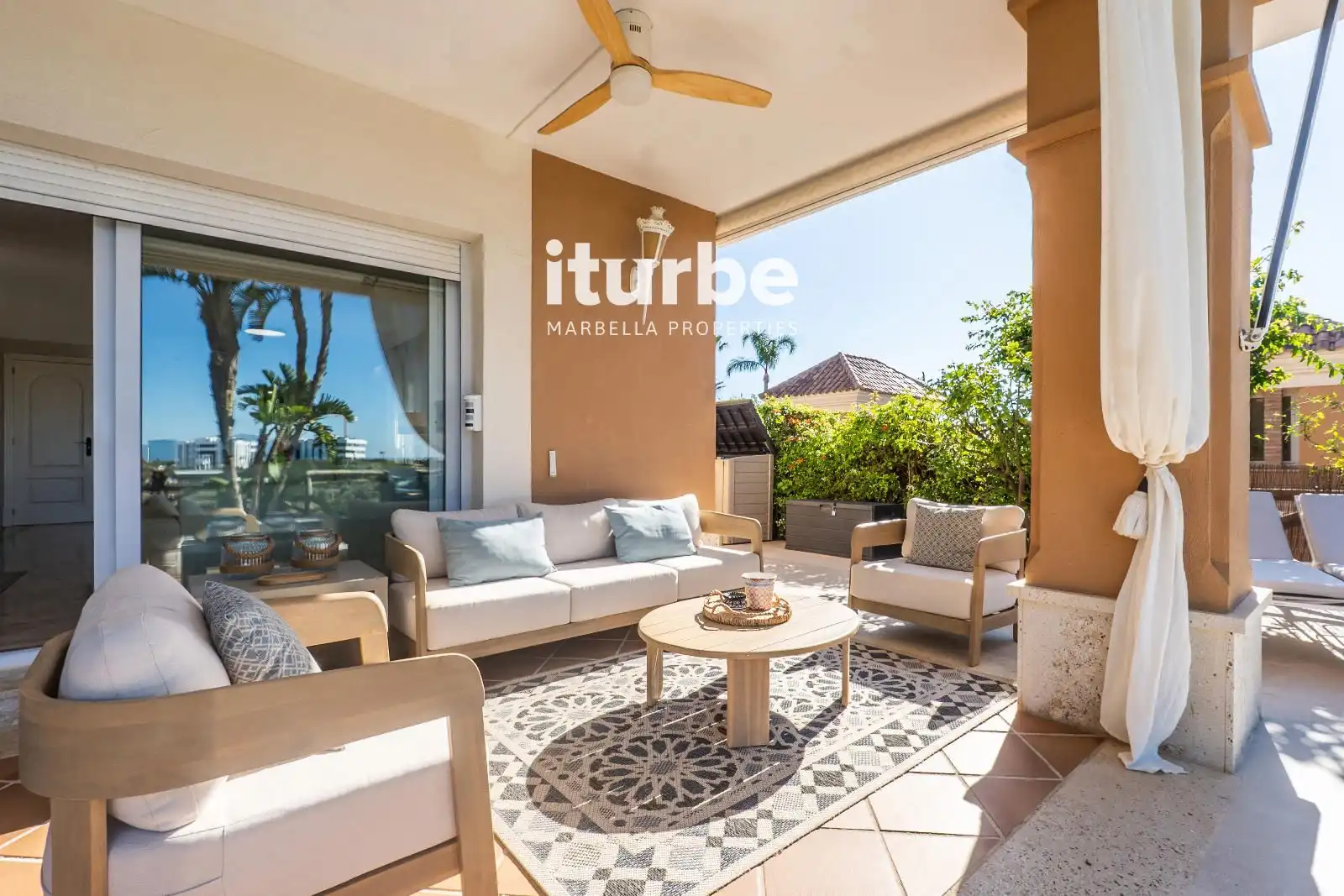 Terrace of Houses for rent in Marbella  with Air Conditioner, Heating and Private garden
