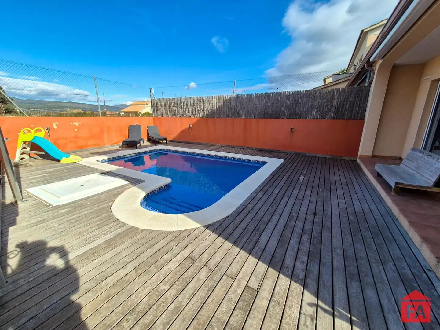 Swimming pool of Detached homes for sale in Albinyana  with Heating, Terrace and Swimming Pool