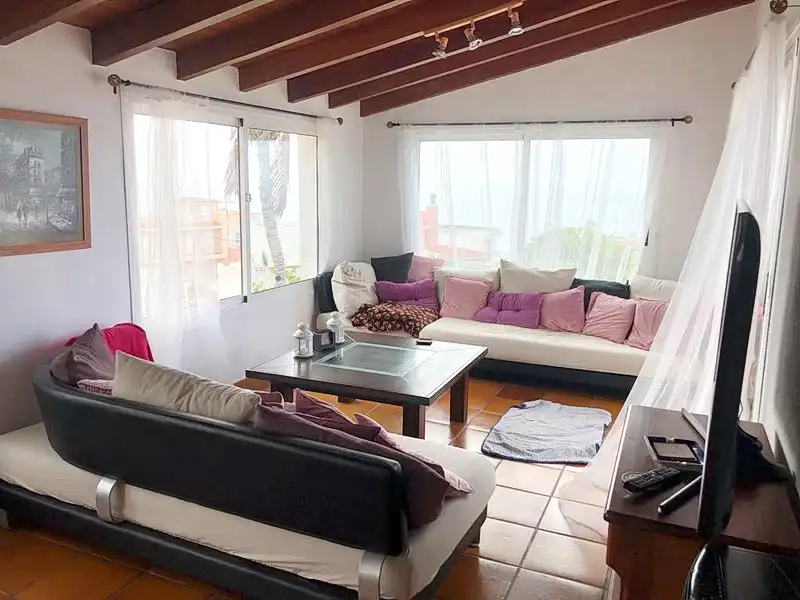 Living room of Houses for sale in Santa Úrsula  with Private garden, Terrace and Swimming Pool