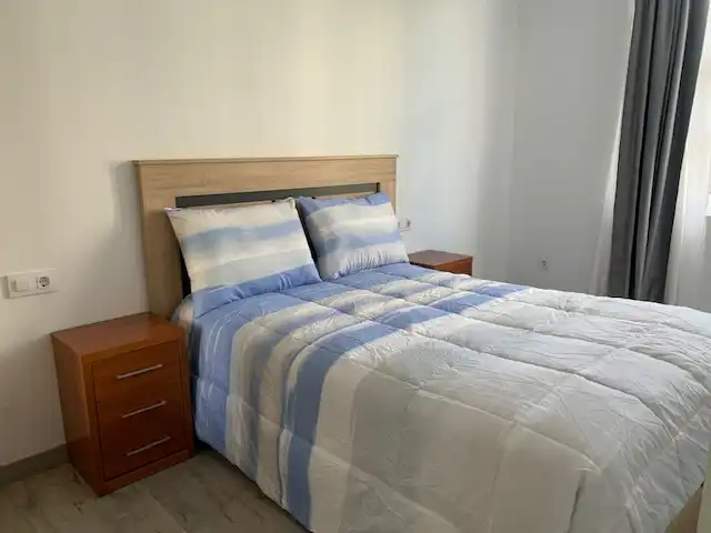 Bedroom of Flat for rent in Ferrol  with Air Conditioner, Heating and Furnished