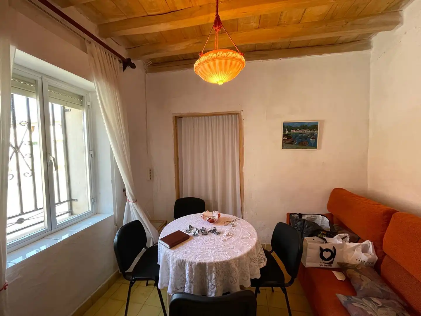 Dining room of Country homes for sale in Cobos de Fuentidueña  with Heating, Storage room and Furnished