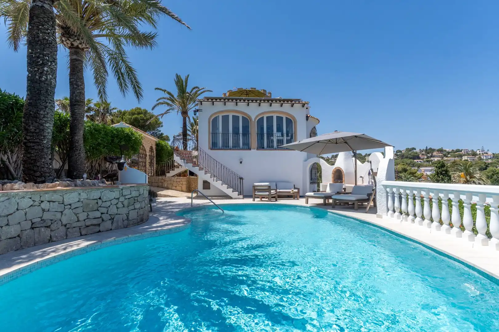 Piscina de Casa o xalet en venda en Jávea / Xàbia amb Aire condicionat, Calefacció i Jardí privat