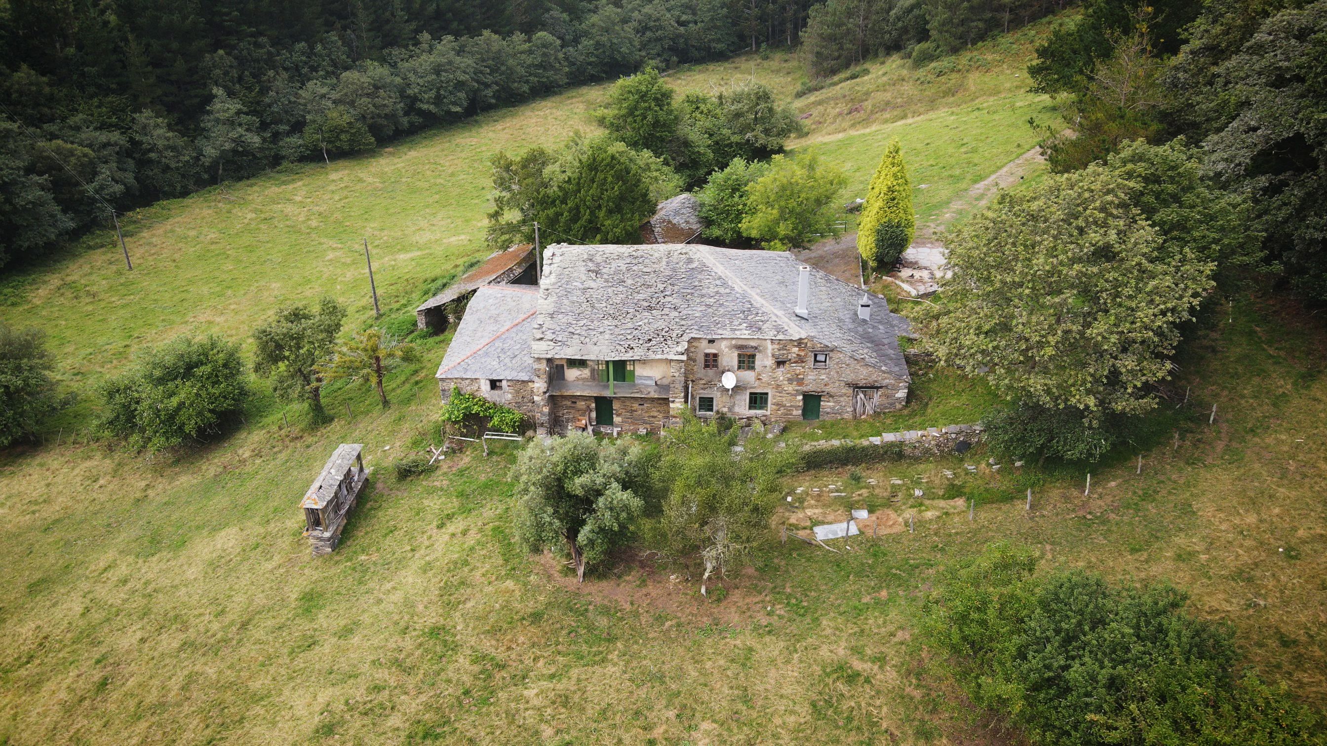 Exterior view of Country house for sale in Ourol  with Furnished