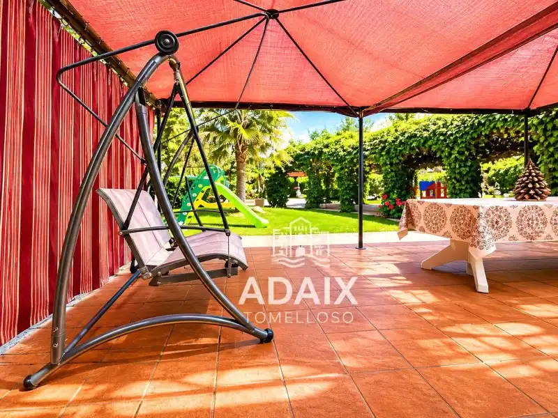 Terraza de Finca rústica en venta en Argamasilla de Alba con Aire acondicionado y Piscina