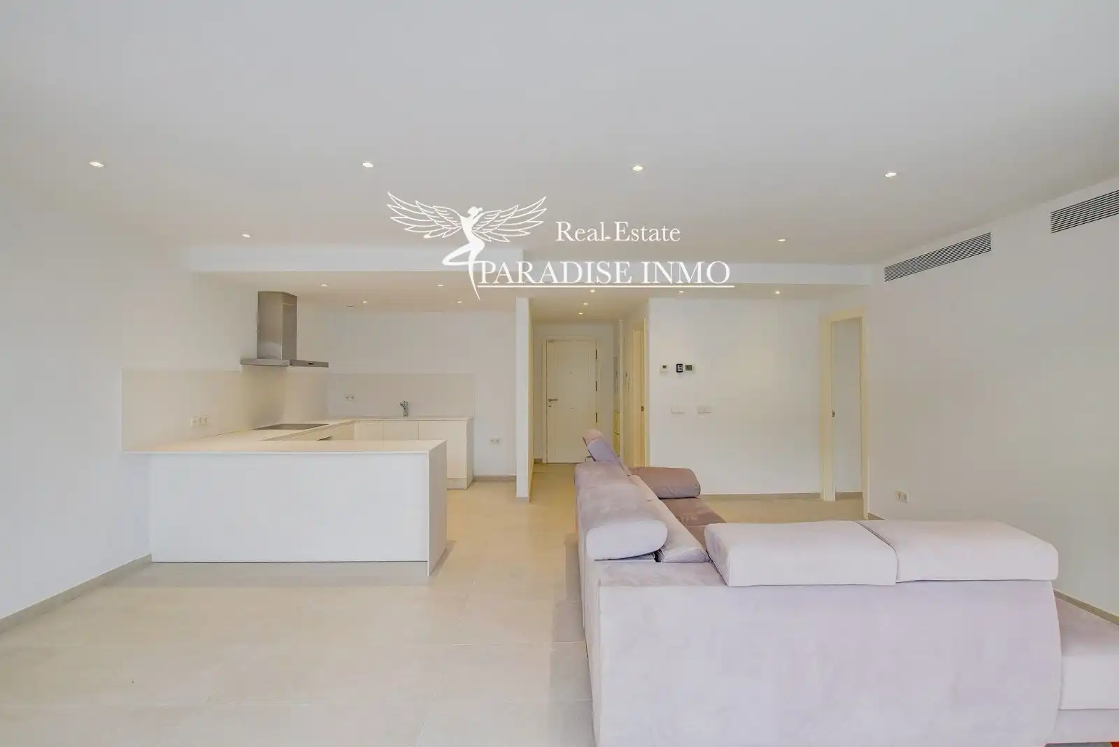 Sala de estar de Ático de alquiler en Santa Eulària des Riu con Aire acondicionado, Calefacción y Terraza