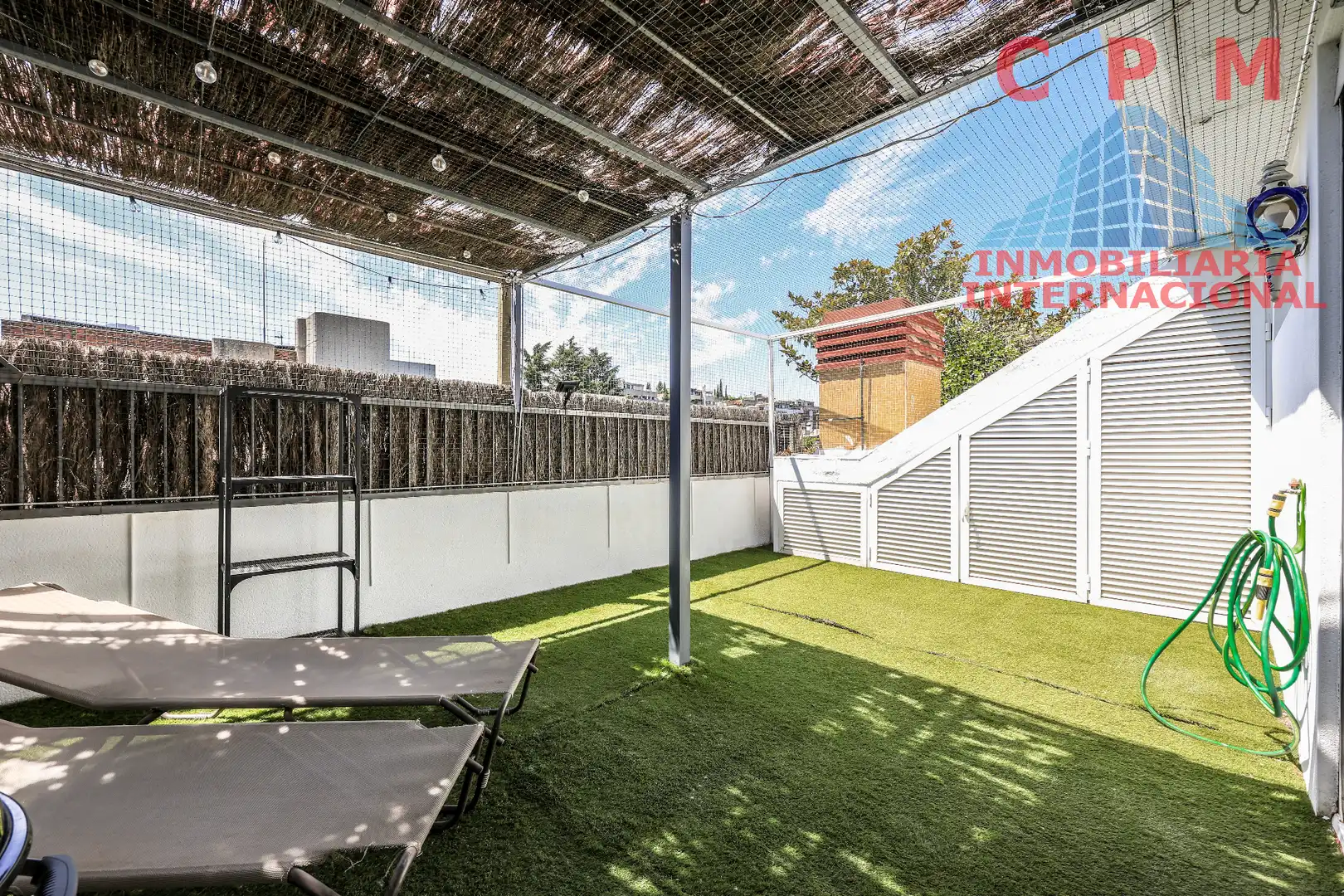 Terrasse von Maisonette zur Miete in Madrid mit Klimaanlage, Heizung und Parkett