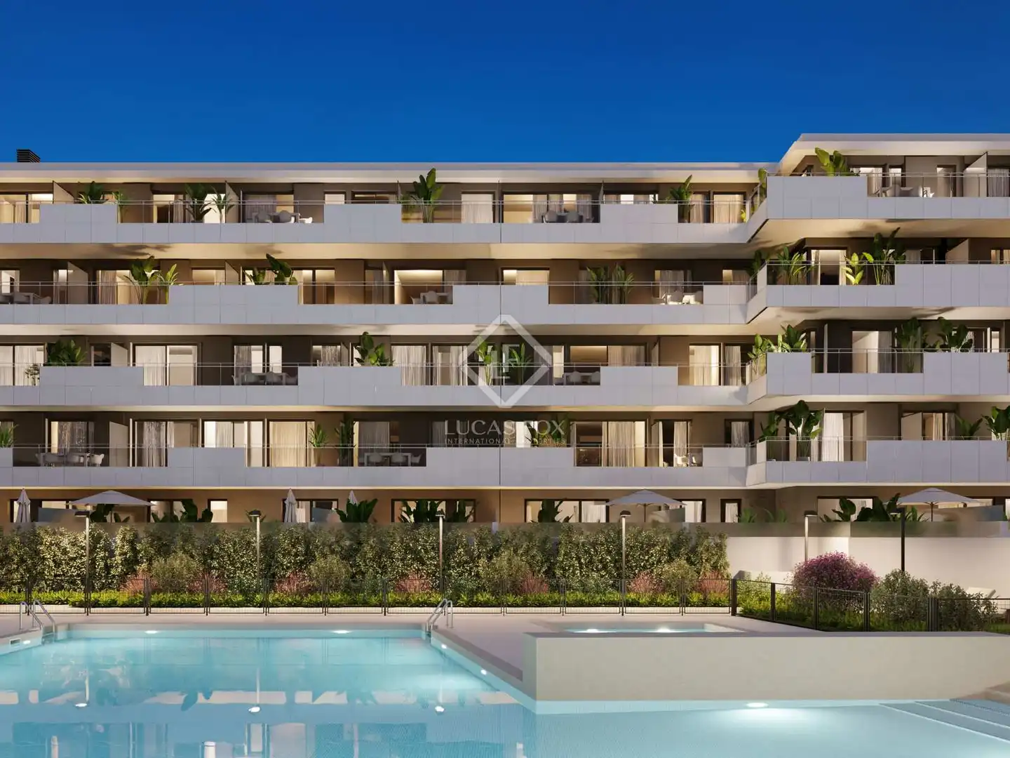 Schlafzimmer von Dachboden zum Verkauf in Eivissa mit Klimaanlage, Terrasse und Schwimmbad