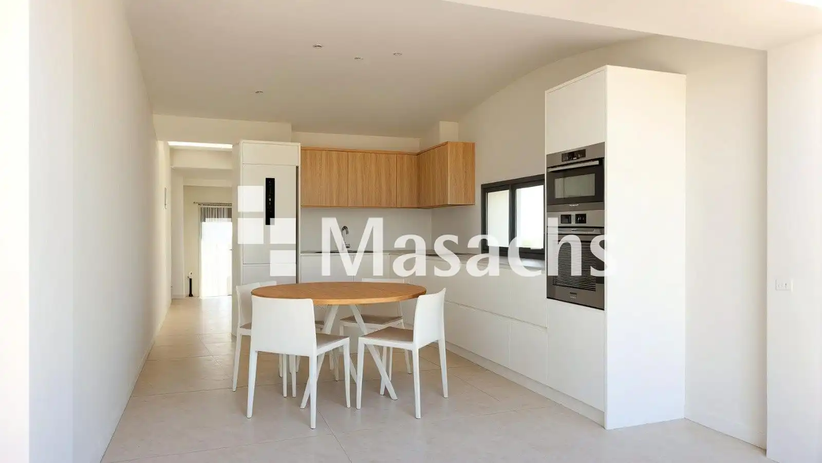 Cocina de Casa adosada en venta en Terrassa con Jardín privado