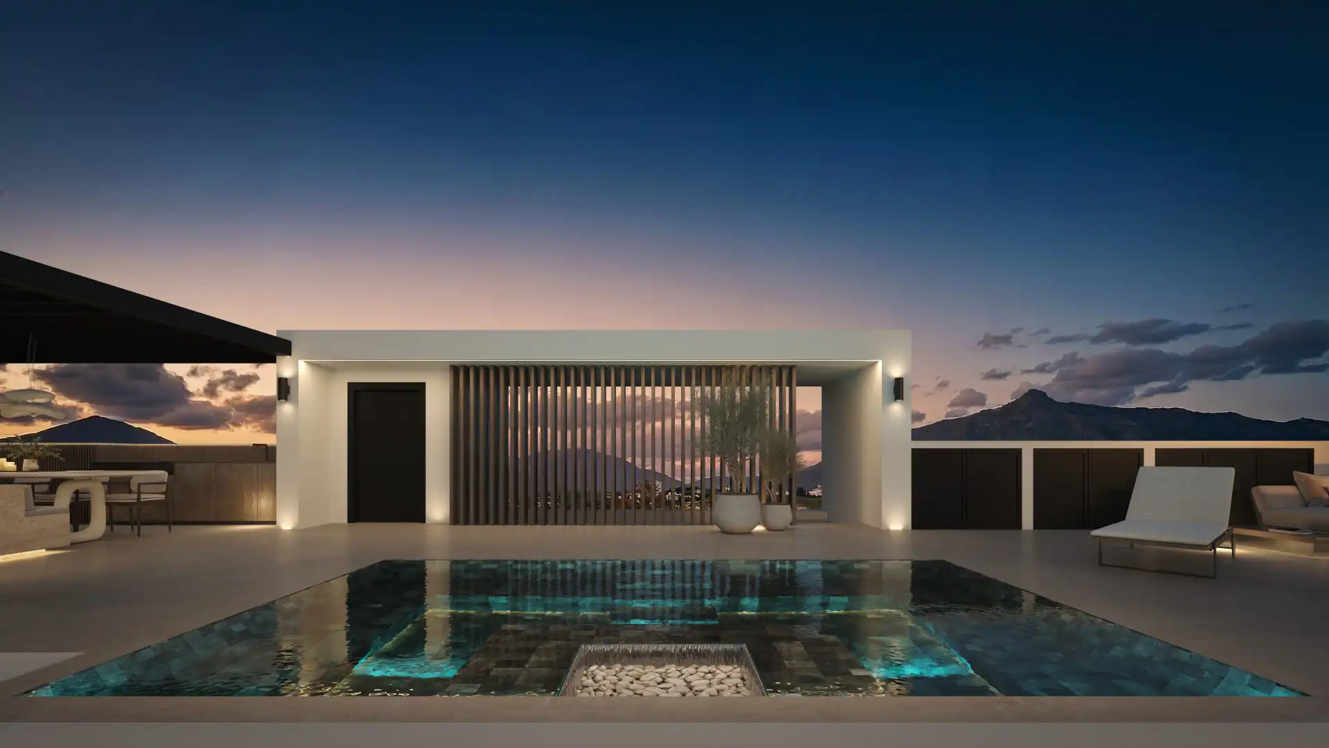 Piscina de Casa o chalet en venta en Marbella con Aire acondicionado, Calefacción y Jardín privado