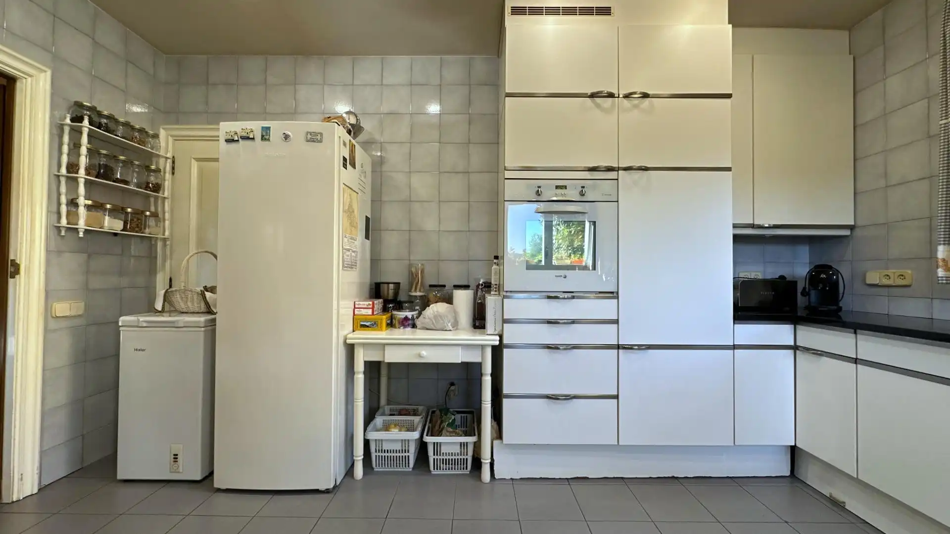 Kitchen of Houses for sale in Sant Cugat del Vallès  with Heating, Private garden and Parquet flooring