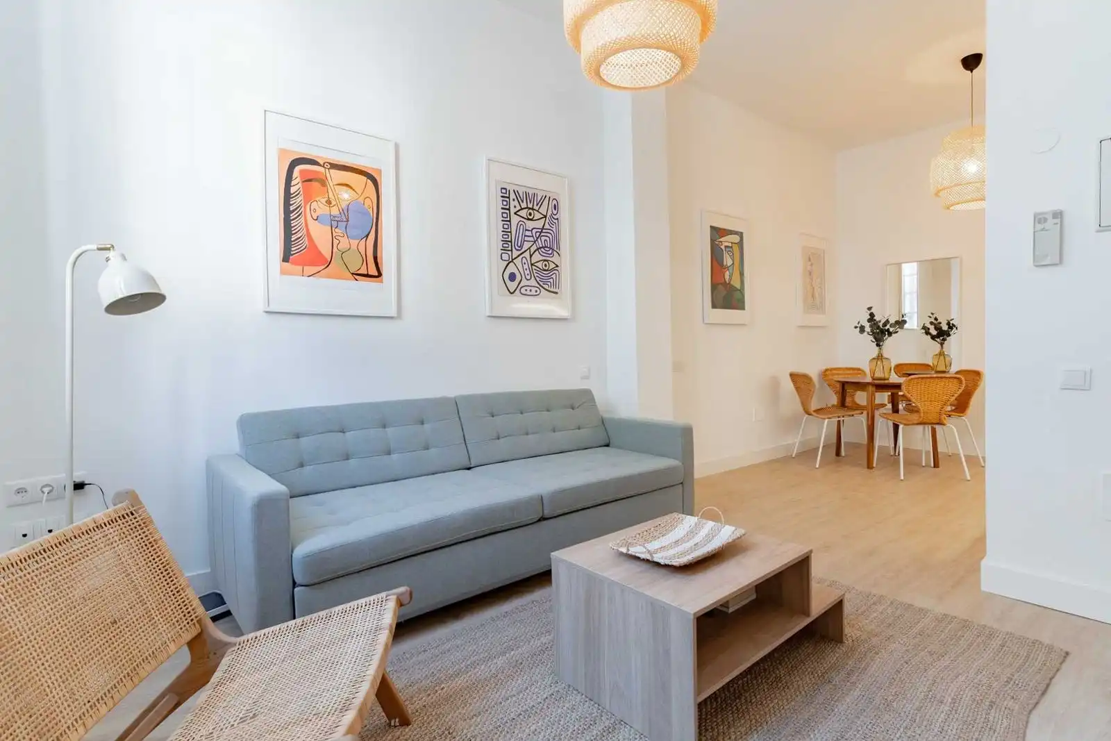 Living room of Flat for sale in Málaga  with Air Conditioner, Furnished and Internet