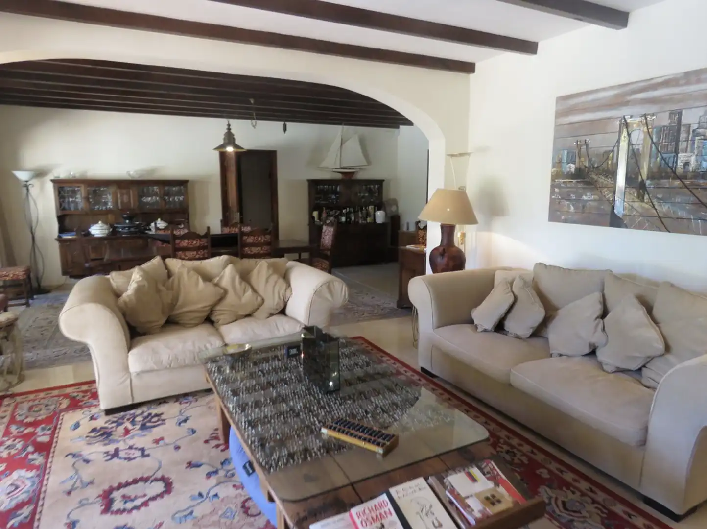 Sala de estar de Casa o chalet en venta en Benahavís con Aire acondicionado, Calefacción y Jardín privado