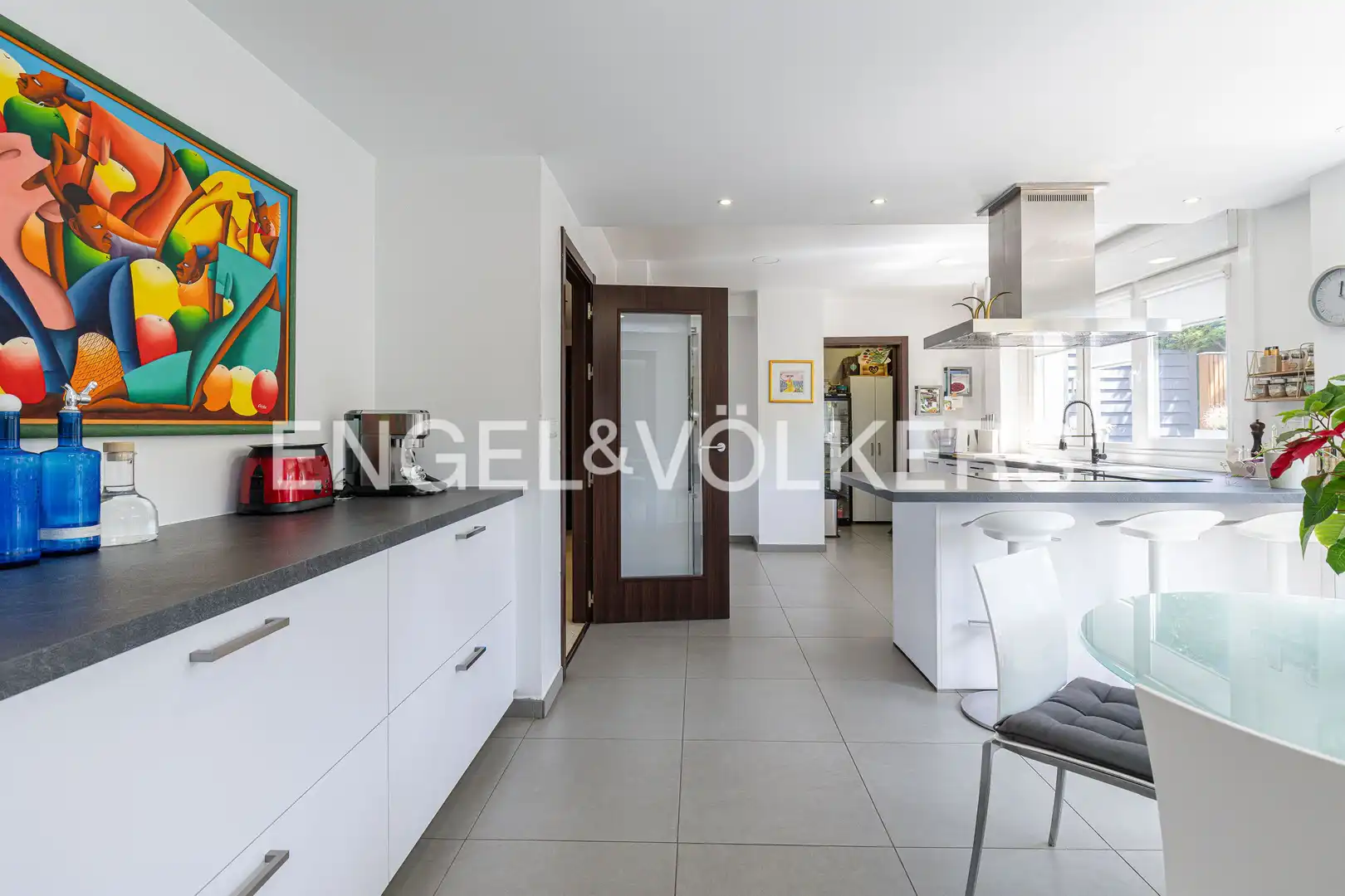 Cocina de Casa adosada en venta en Las Rozas de Madrid con Aire acondicionado, Calefacción y Jardín privado