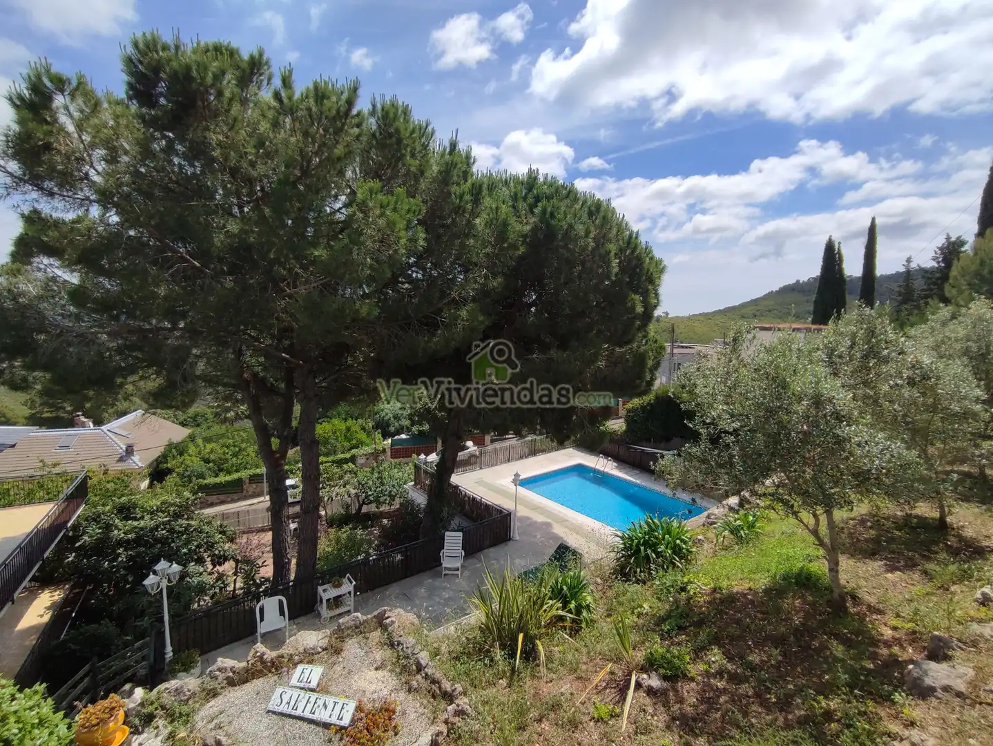 Jardín de Casa o chalet en venta en Vallirana con Calefacción, Jardín privado y Terraza