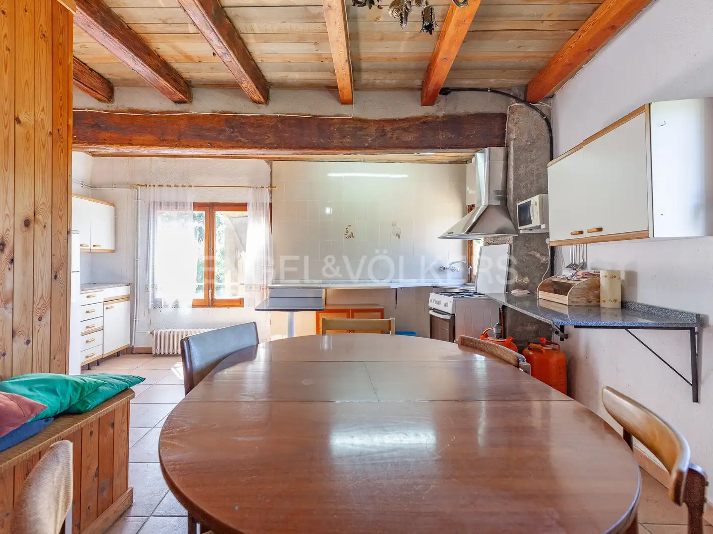 Kitchen of Country homes for sale in La Nou de Berguedà  with Heating, Private garden and Balcony