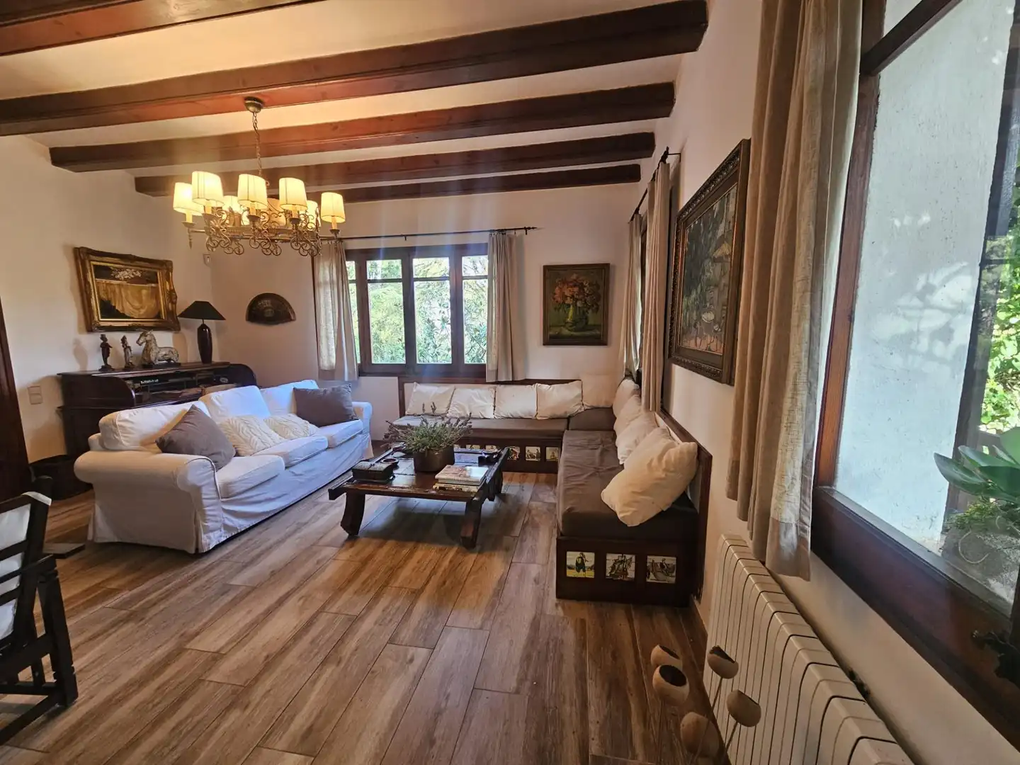 Sala de estar de Finca rústica en venta en Castellví de Rosanes