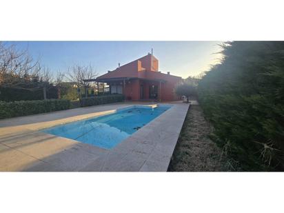 Swimming pool of House or chalet for sale in Caldes de Malavella  with Heating, Private garden and Parquet flooring