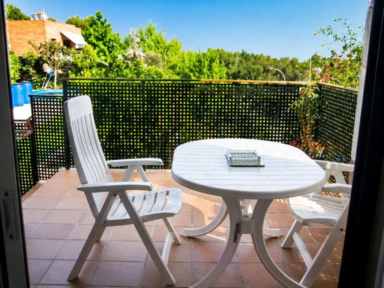 Terraza de Casa o chalet en venta en Caldes de Montbui con Aire acondicionado, Calefacción y Jardín privado
